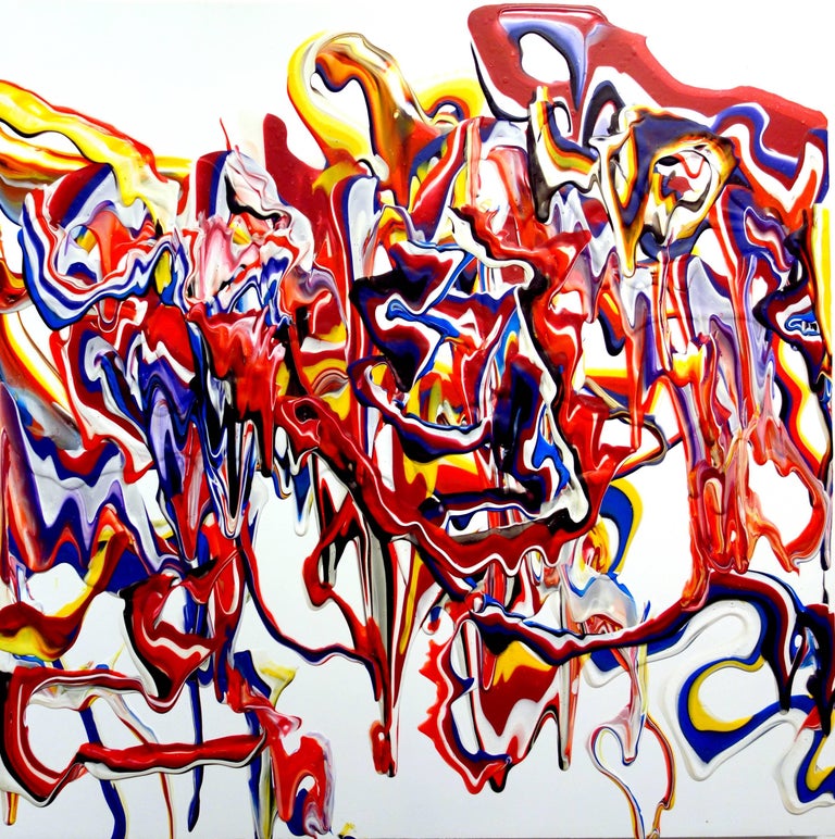 Peter Fox Abstract Painting - Mad Fukker