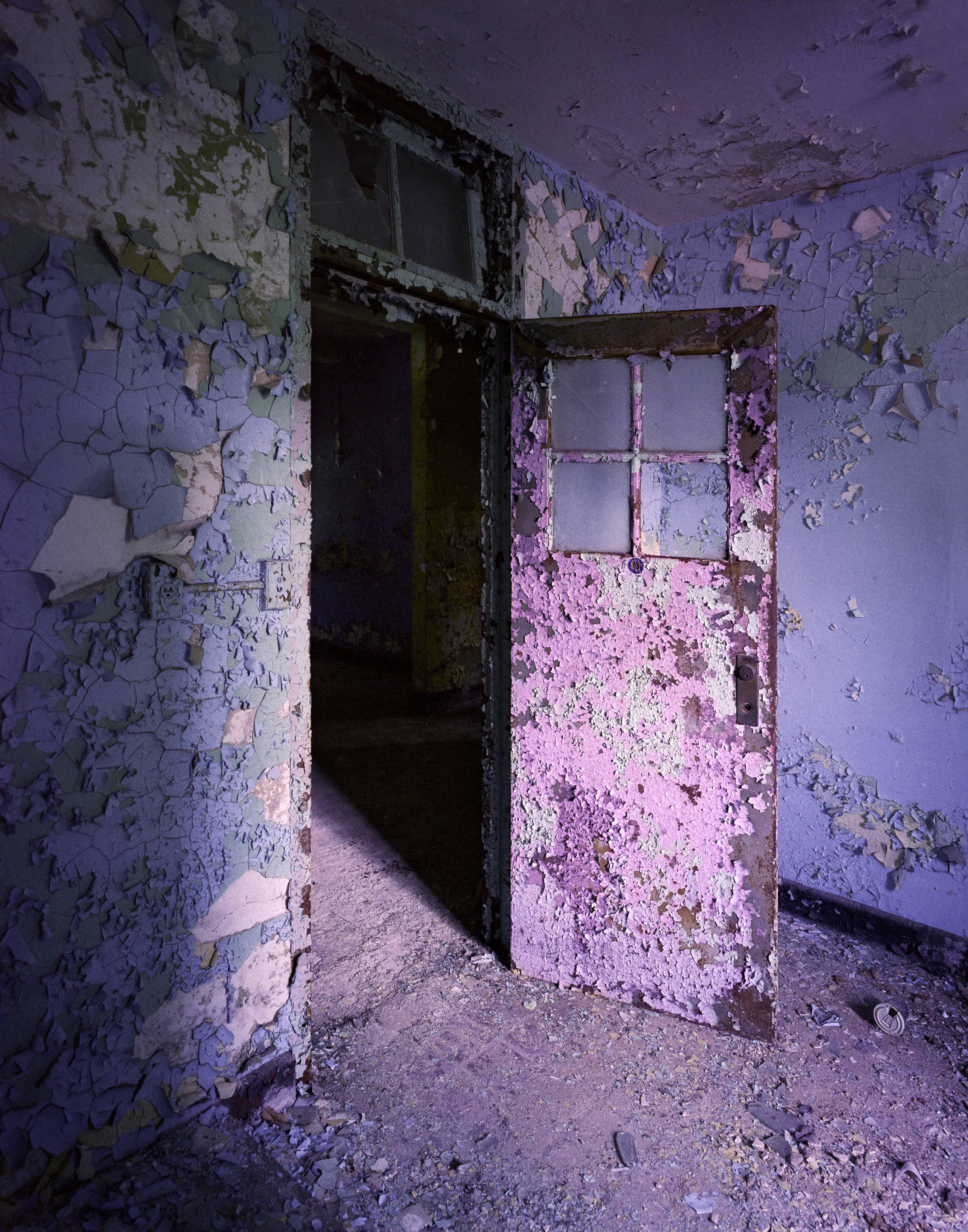 Figurative Photograph di Phillip Buehler - Porta viola