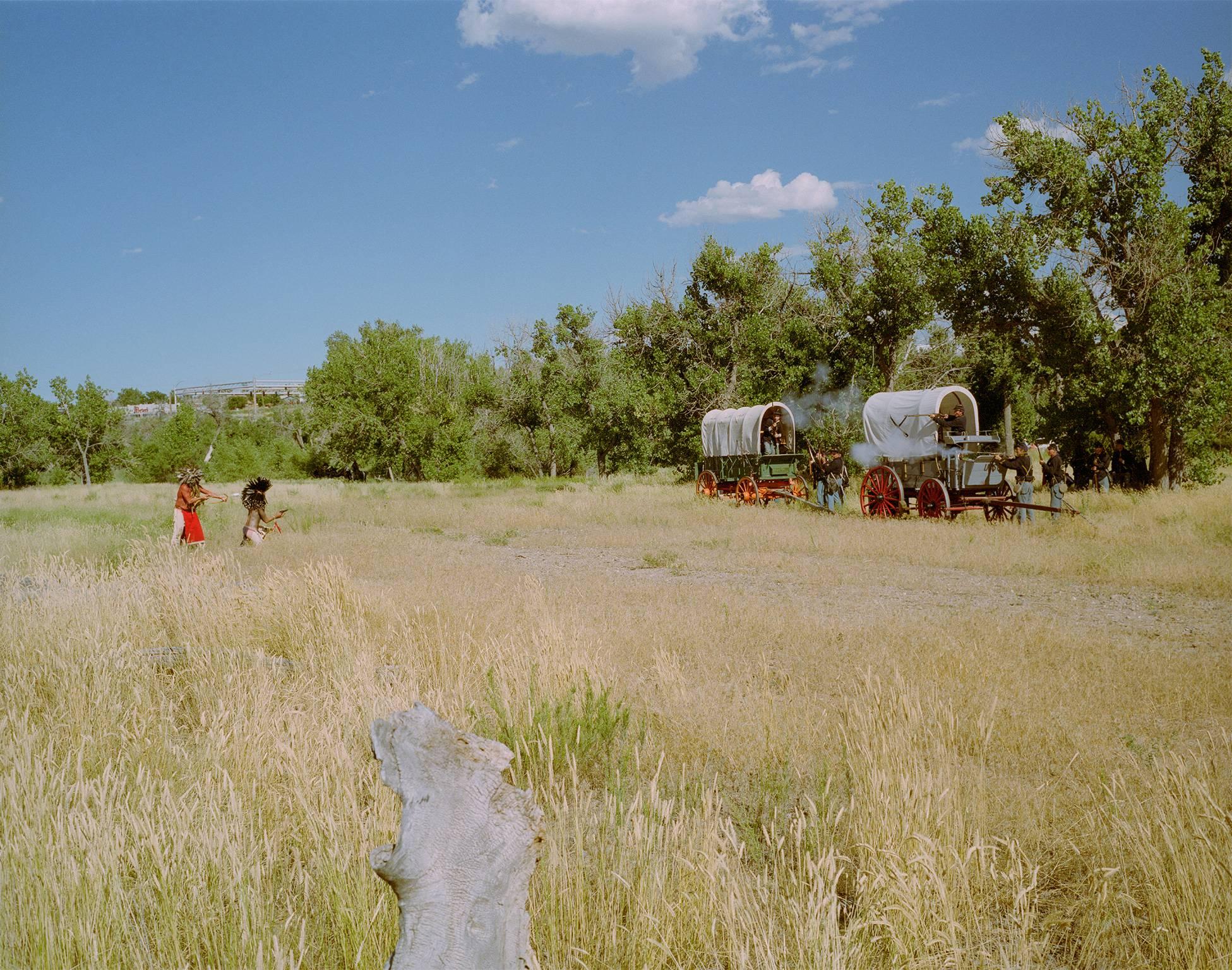 Edie Winograde Landscape Photograph - July Offensive on the North Platte, Casper, Wyoming, 2015