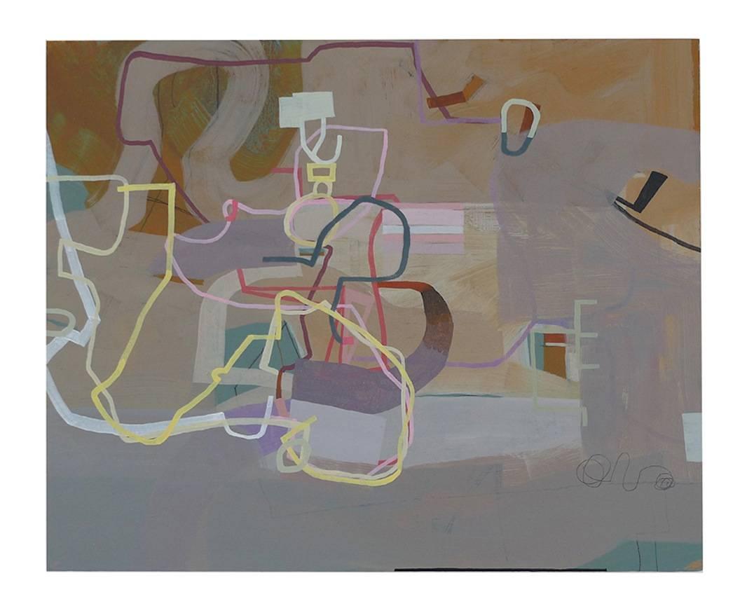 Mark Masyga Abstract Painting - Pulling Out All the Stop