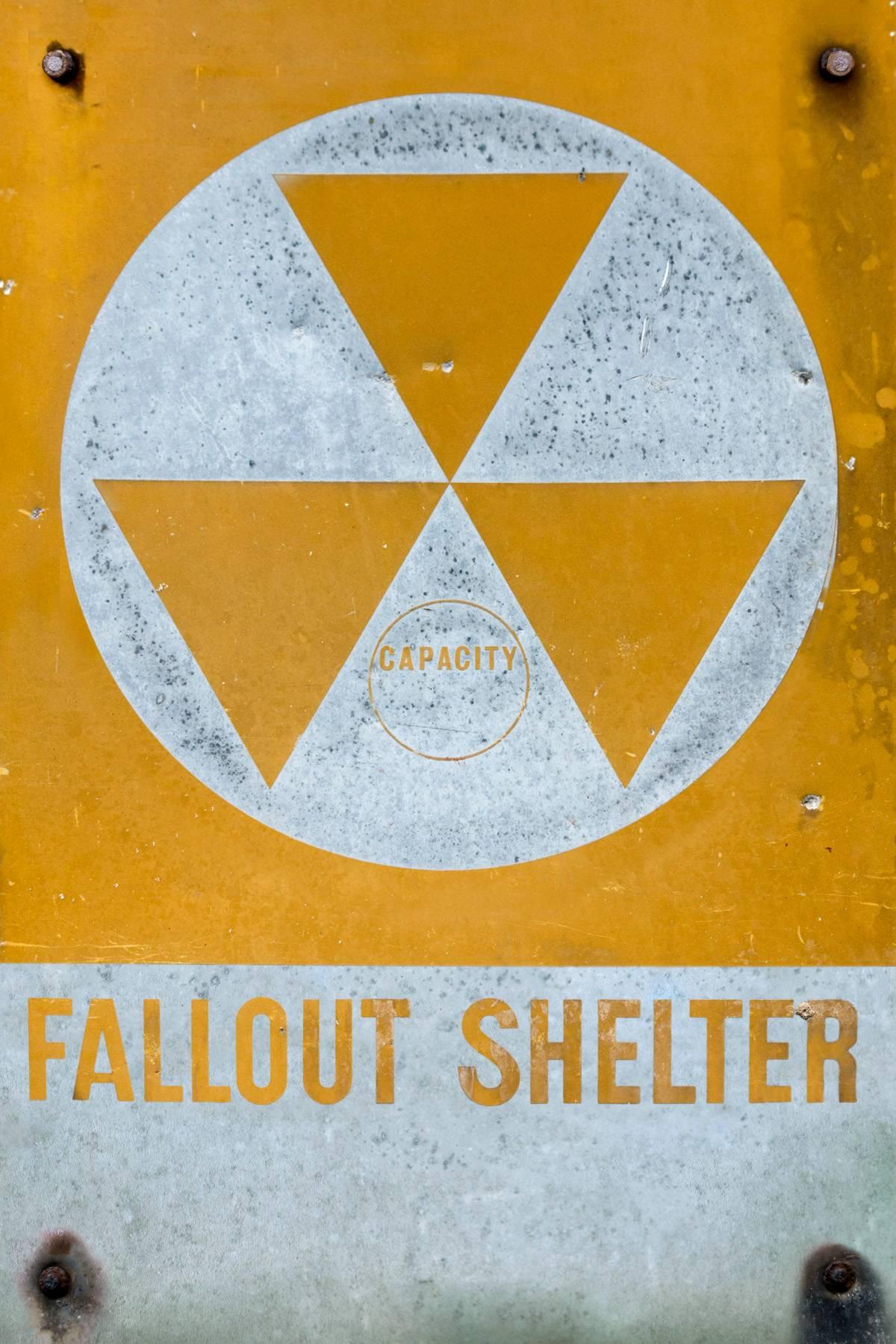 Phillip Buehler Color Photograph - Fallout Shelter, archival dye-sub print on aluminum