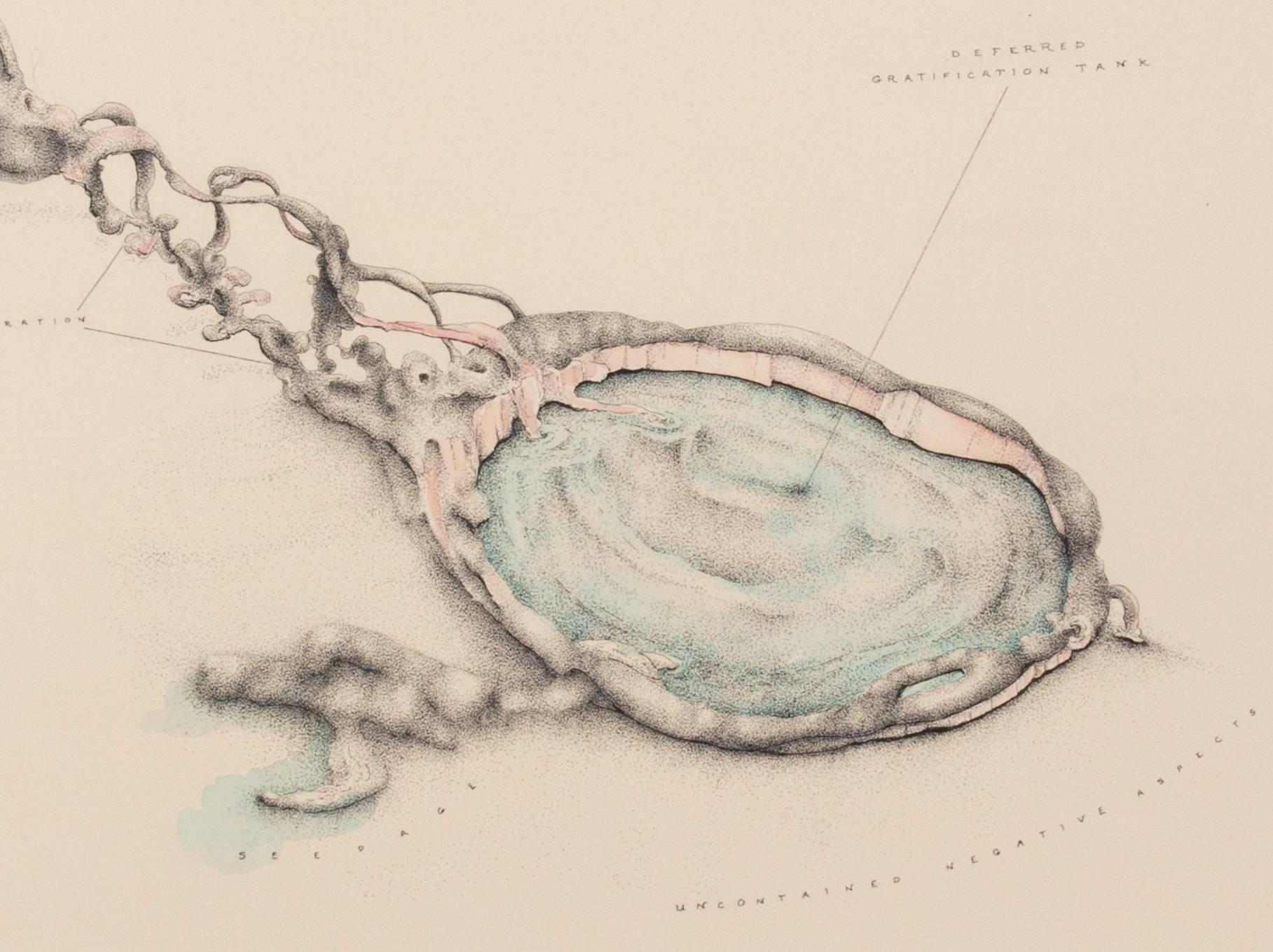 Flächenplan Nr. 13821 (Beige), Landscape Art, von Patricia Smith