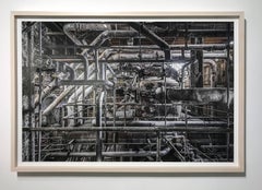 „Boiler Pipes“ (Domino Sugar – Williamsburg, Brooklyn) gerahmt und montiert