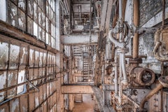 "Boiler House Windows" 27"x40" photograph of Brooklyn's Domino Sugar Refinery