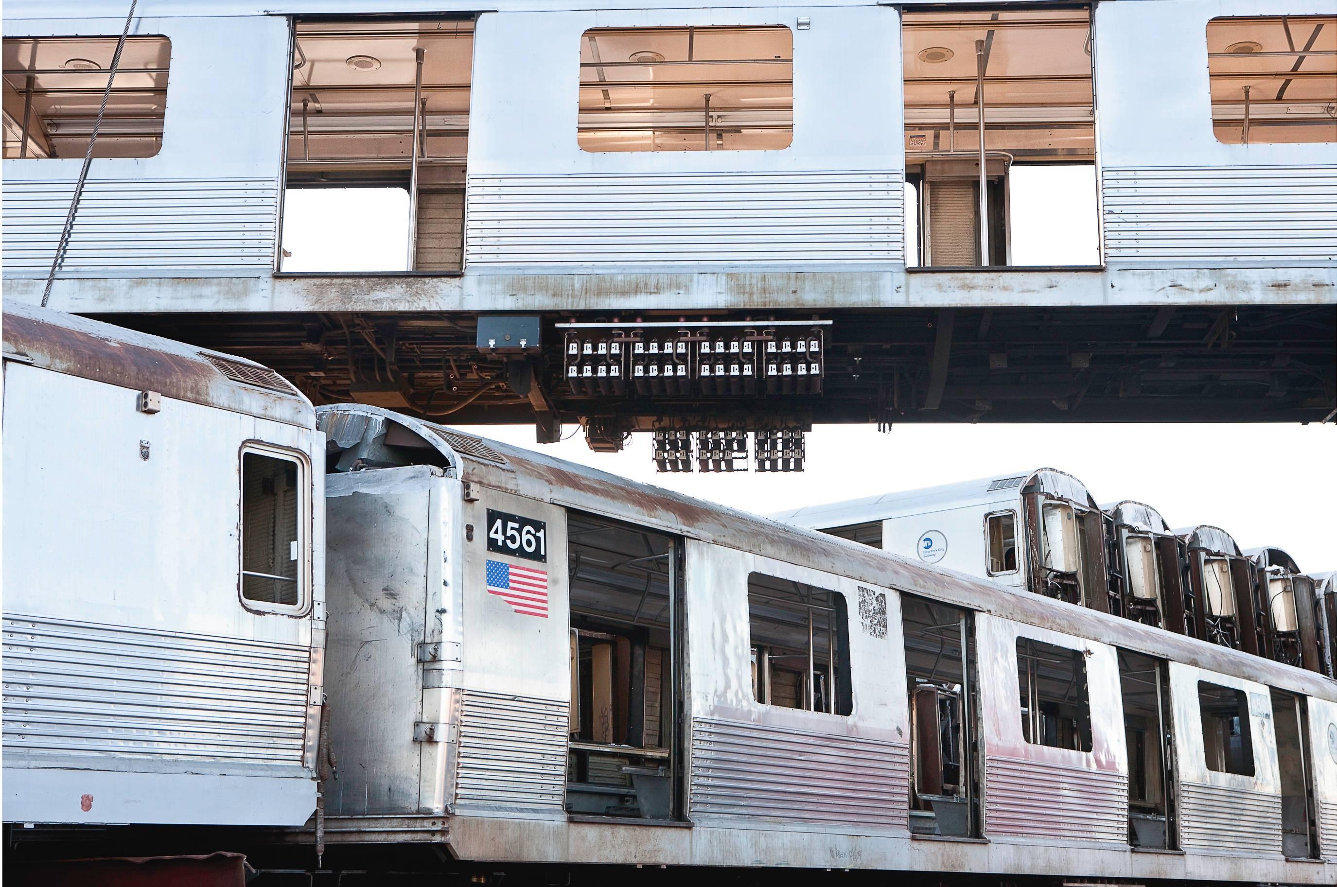 Commute 30"x45" photograph (New York Subway Cars)