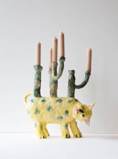 Leopard Candlestick