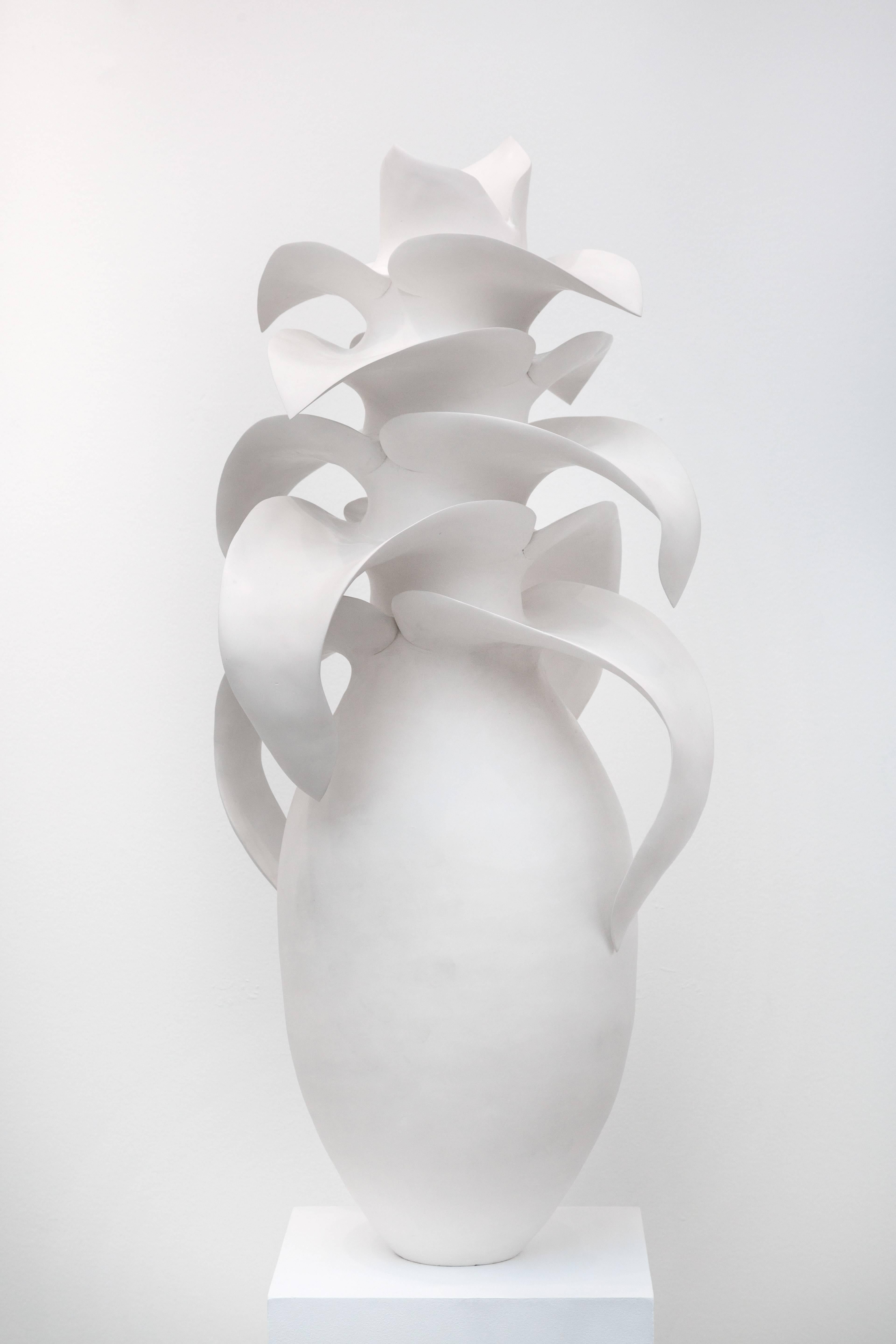 Succulent by Astrid Dahl, white earthenware, consolidated, wax finish, 2018. 

The photographic work of late XIXth century German botanist Karl Blossfeldt has fascinated ceramicist Astrid Dahl since she studied at The Durban Techinikon of Natal in