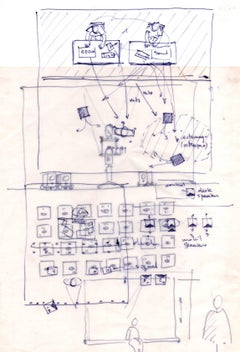 Double Calque 1 - Preparatory drawing
