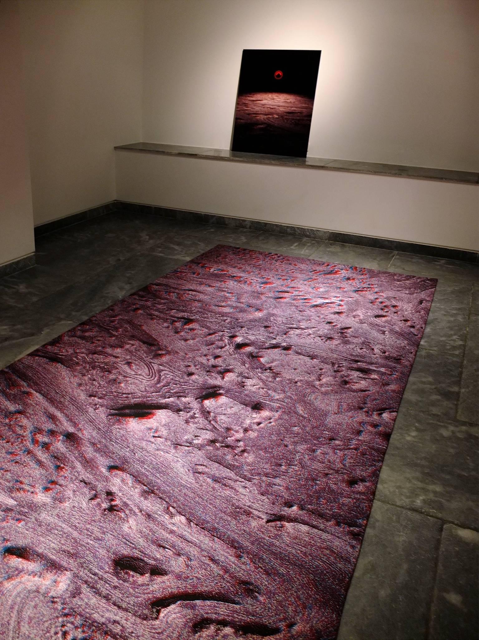 Inverted relief (The Candor chasma’s flying carpet) - Mixed Media Art by Flavien Théry