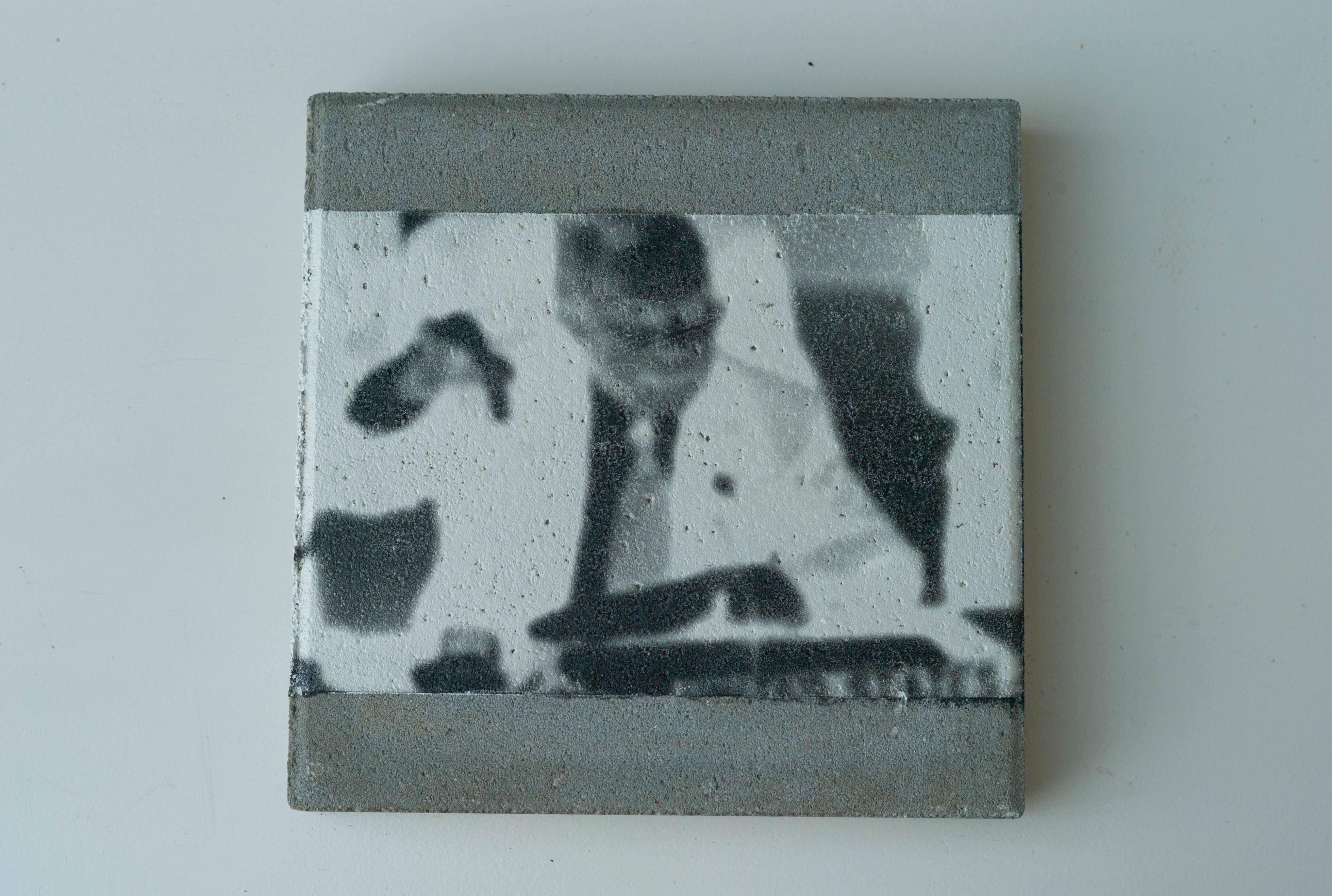 Concrete News No 2, Colin Powell speaks at UN, February 5, 2003 - Mixed Media Art by Irene Sauter