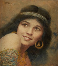 Young Beauty Wearing Jewelry