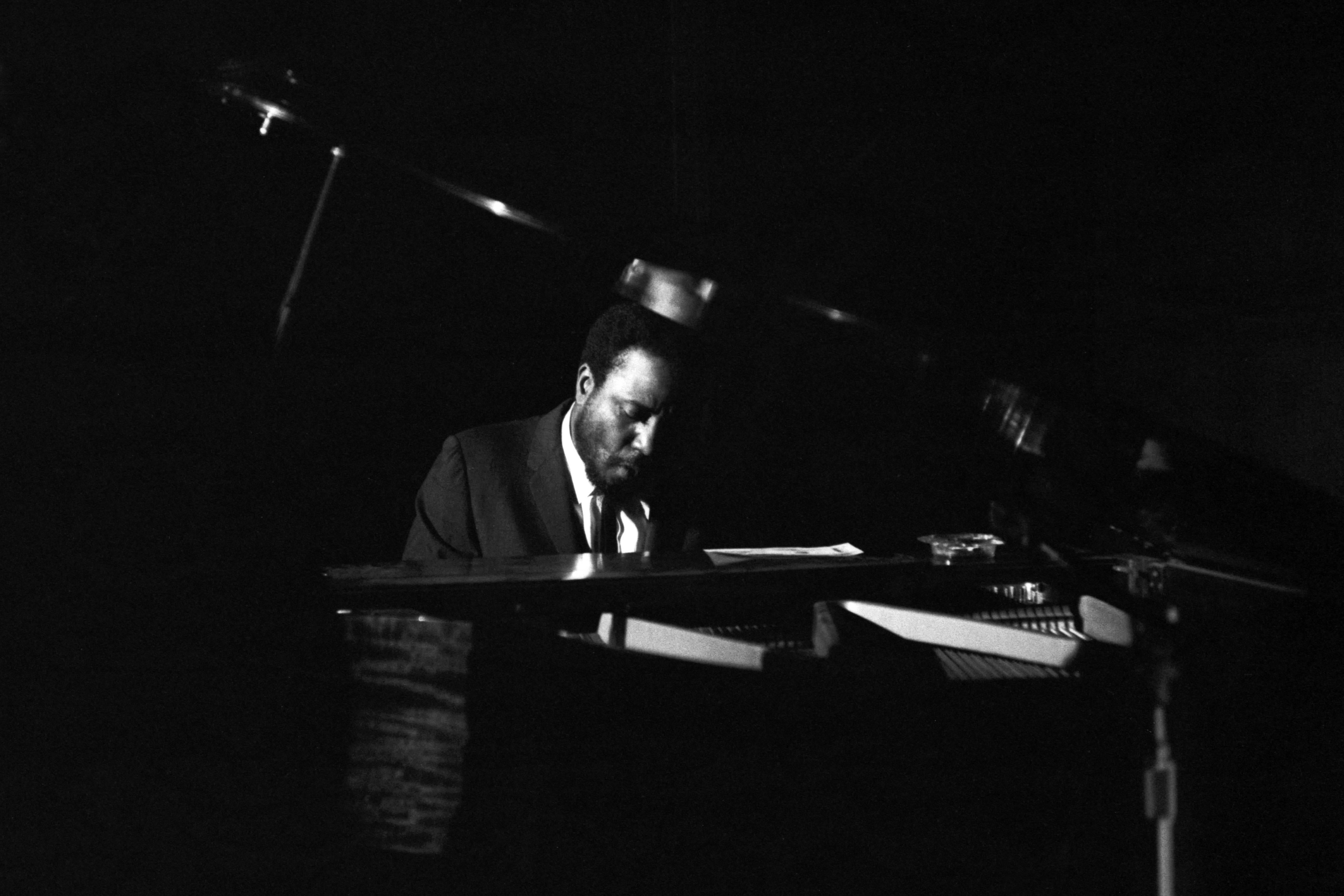 Ted Williams Black and White Photograph - Thelonious Monk