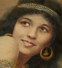 Young Beauty Wearing Jewelry