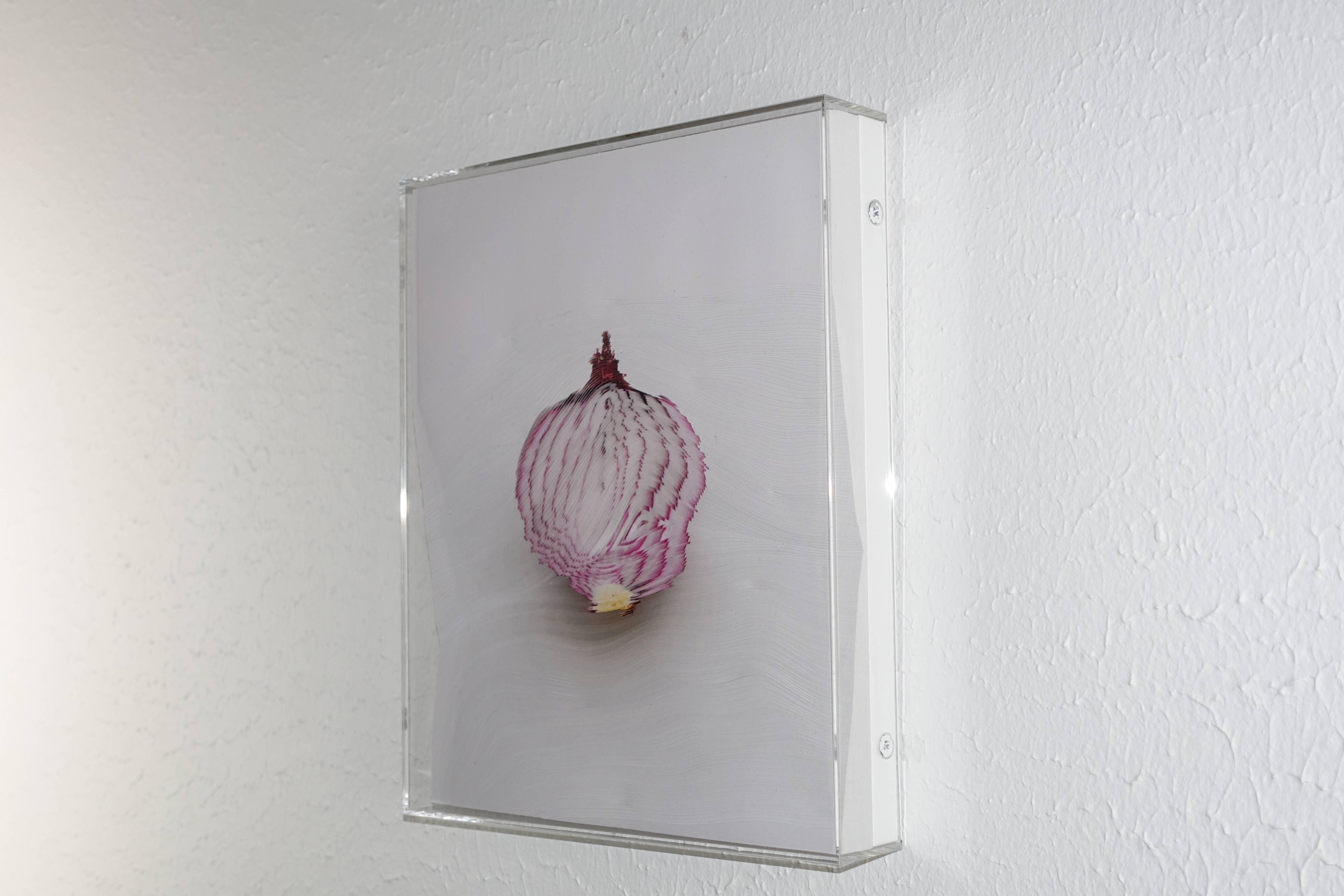 « Slicing the Onion n° 005 » Série 4 de 6 : sculpture murale gravée en 3D - Contemporain Sculpture par Nerhol