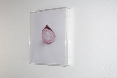 "Slicing the Onion No. 002" Series 6 of 6: 3-D engraved wall sculpture