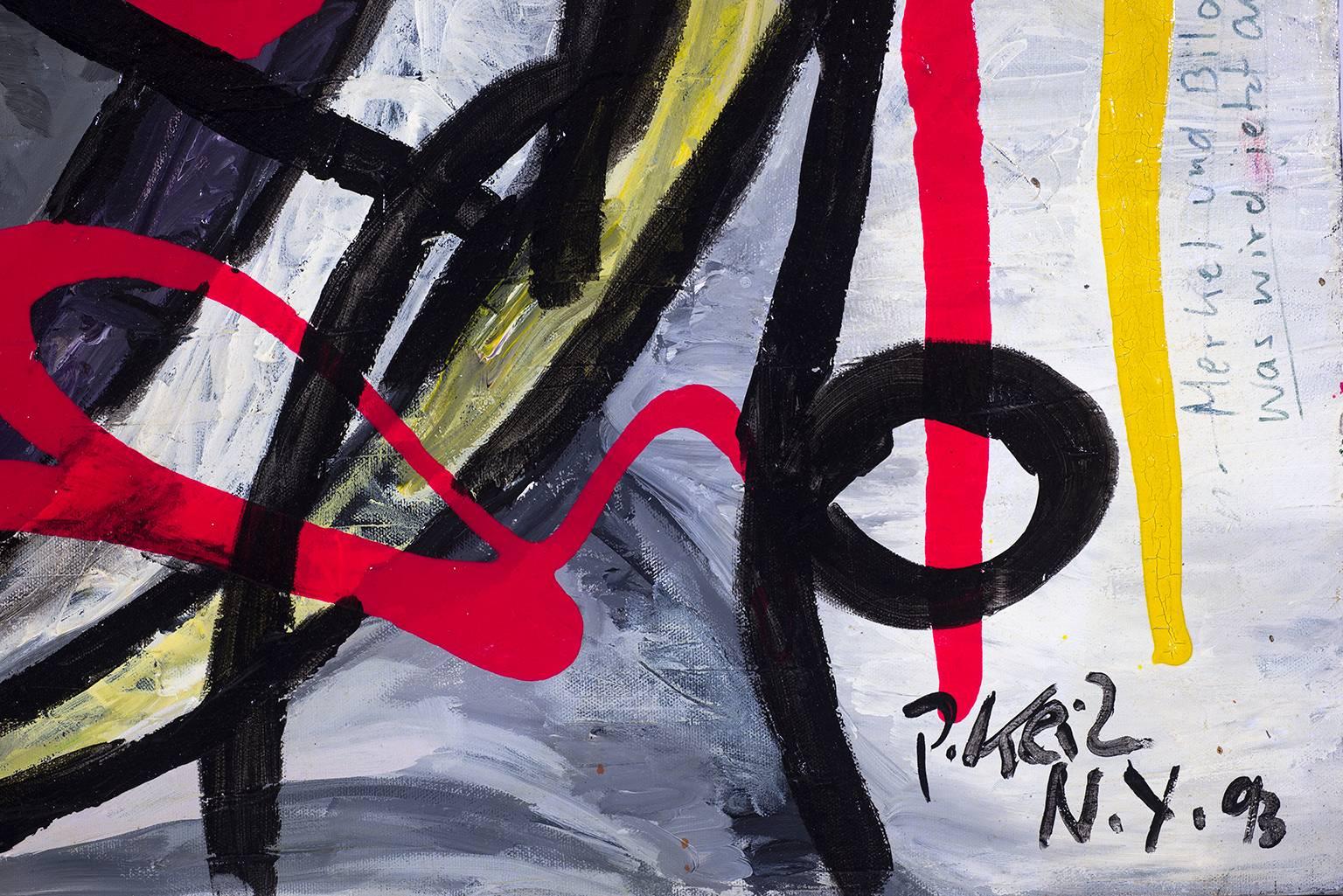 On Time - Contemporary Painting by Peter Robert Keil