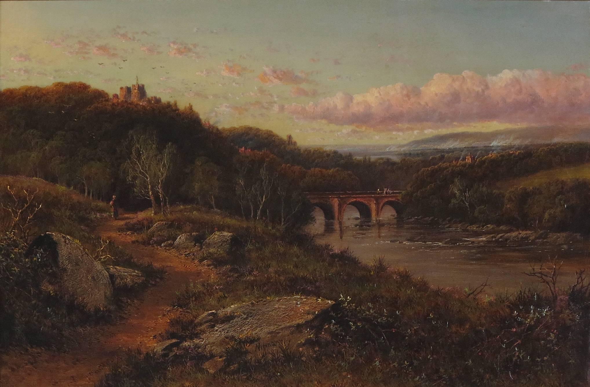 Edmund John Niemann Landscape Painting - Distant Landscape 