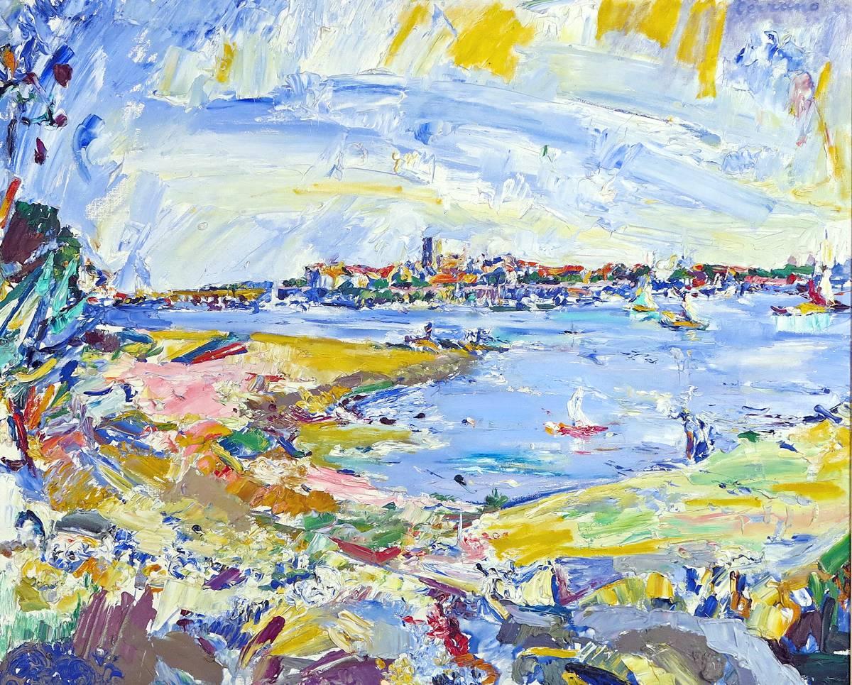 Jacqueline Caroline Marie Cerrano Landscape Painting - Antibes