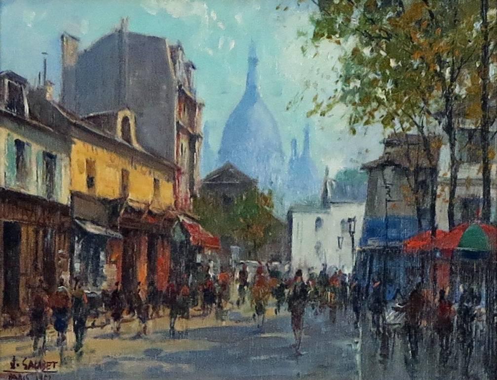 Jean Salabet Landscape Painting - Montmarte 
