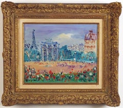 Le Jardin des Tuileries et l‘Arc de Triomphe du Carrousel