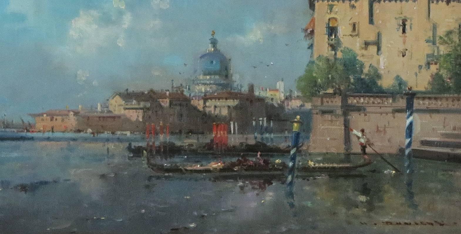 Vue De Venise, Vue De Venise (Post-Impressionismus), Painting, von Henri Duvieux