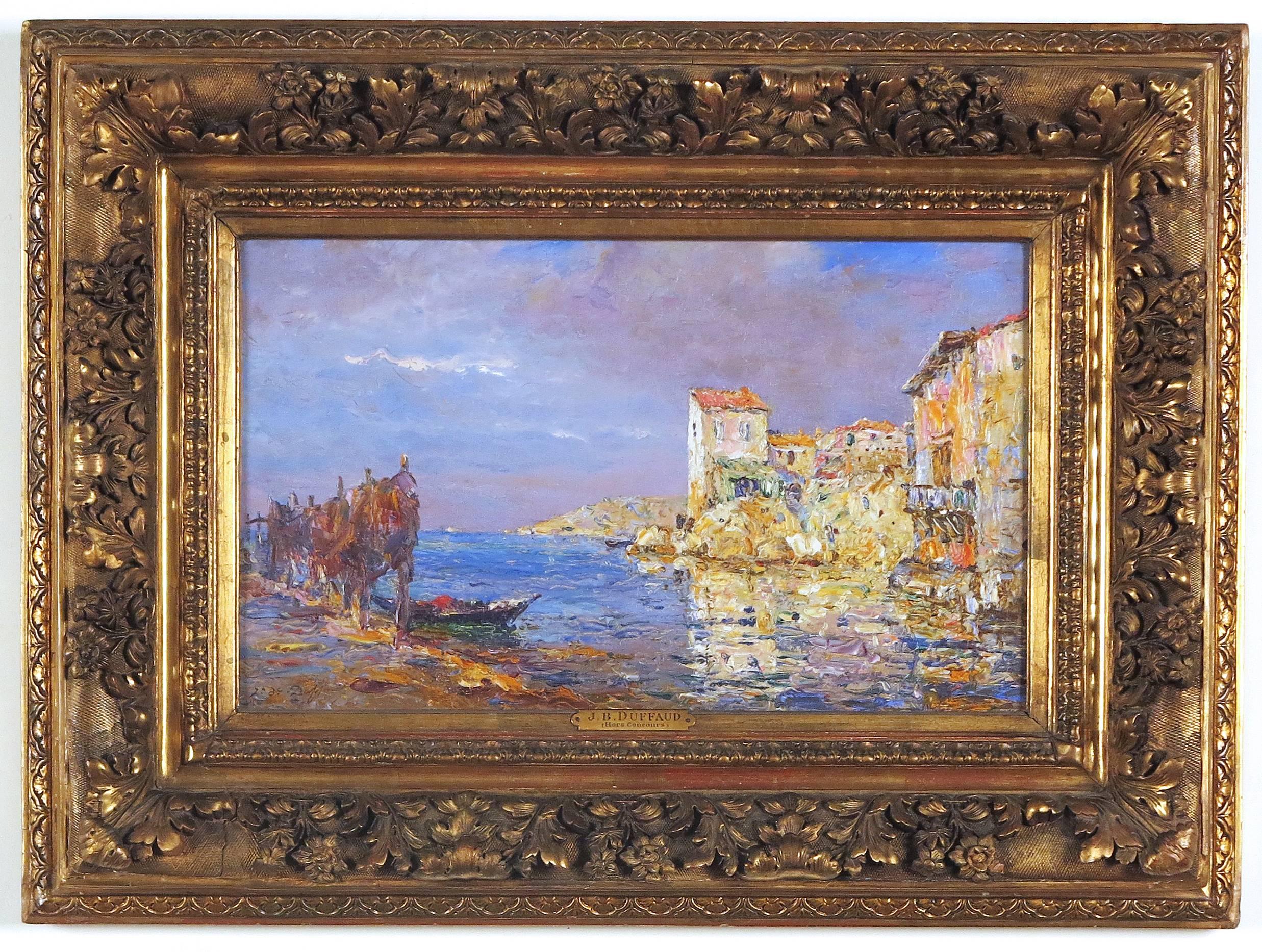 St. Tropez - Painting by Jean-Baptiste Duffaud