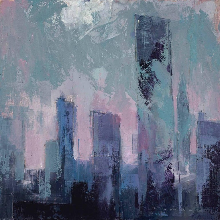 William Wray Landscape Painting - CITY OF GLASS