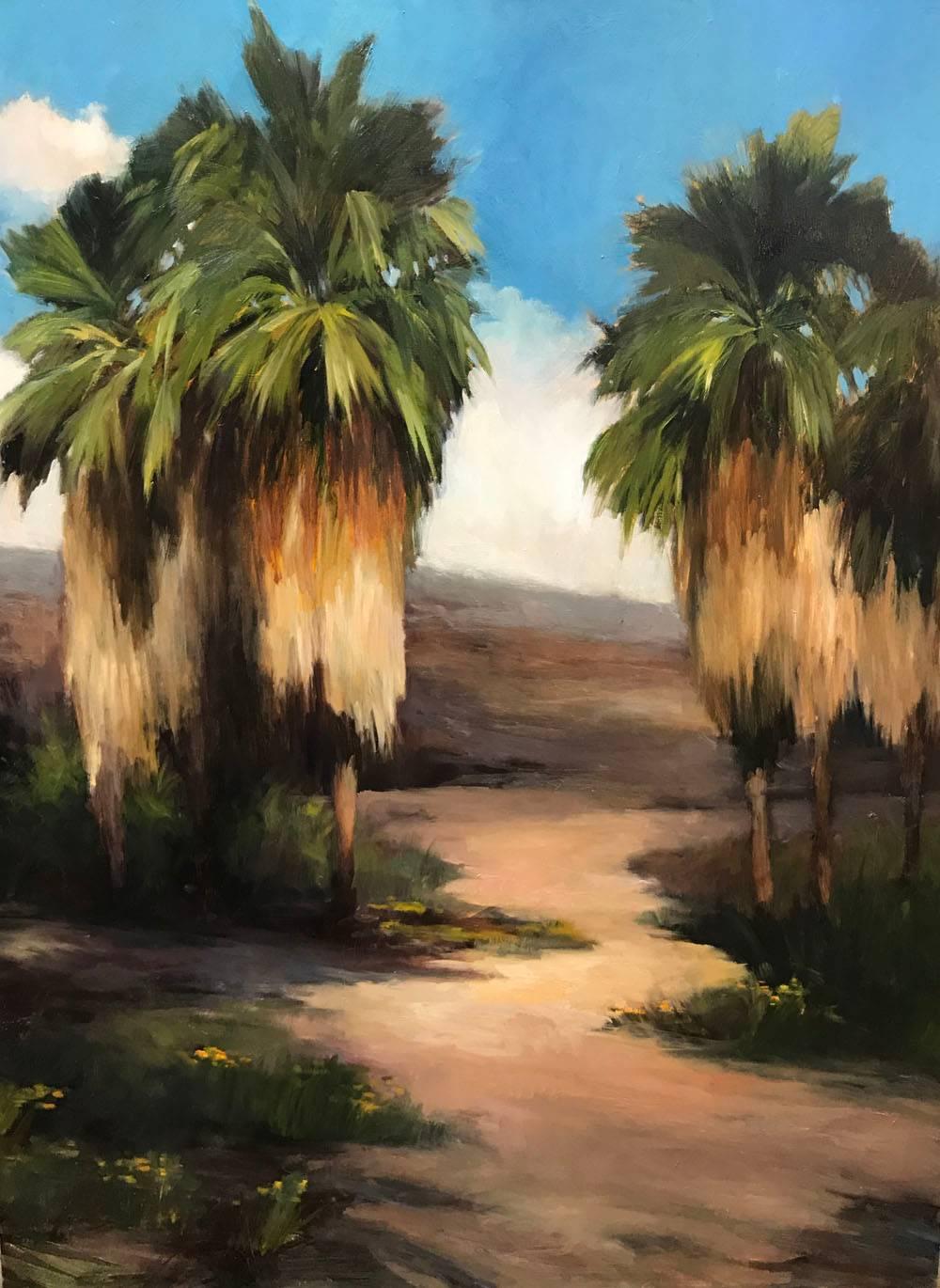 Scott Yeskel Landscape Painting - PALM PATH