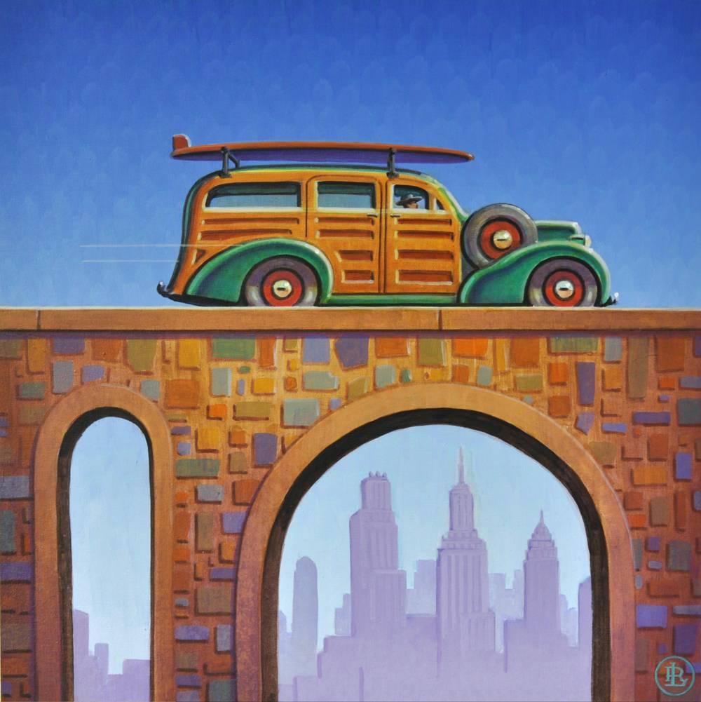 Robert LaDuke Landscape Painting - RAIN OR SHINE