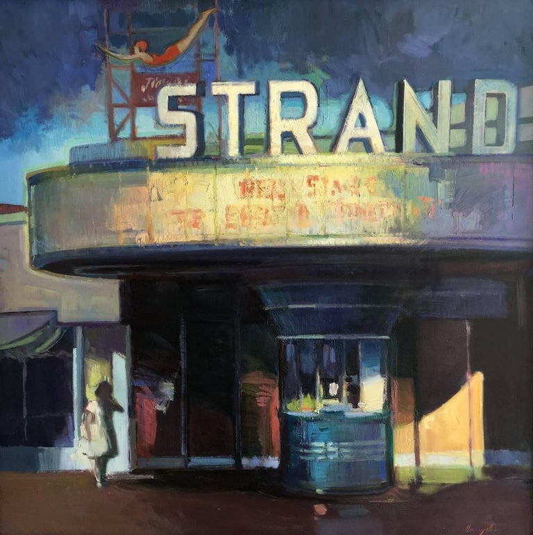 STRAND THEATRE - Painting by Francis Livingston
