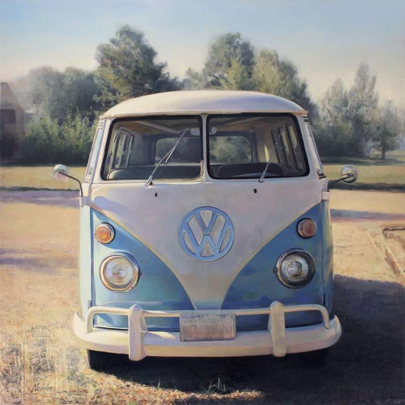 Jason Kowalski Still-Life Painting - OLYMPIC BLUE