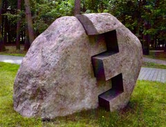 Ages Joint - Professor Stasys Zirgulis - Unique Granite Sculpture