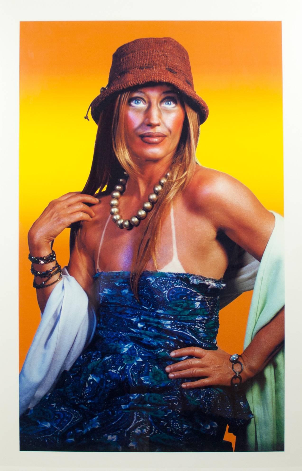 Cindy Sherman Portrait Photograph - Untitled (Self-Portrait with Sun Tan)