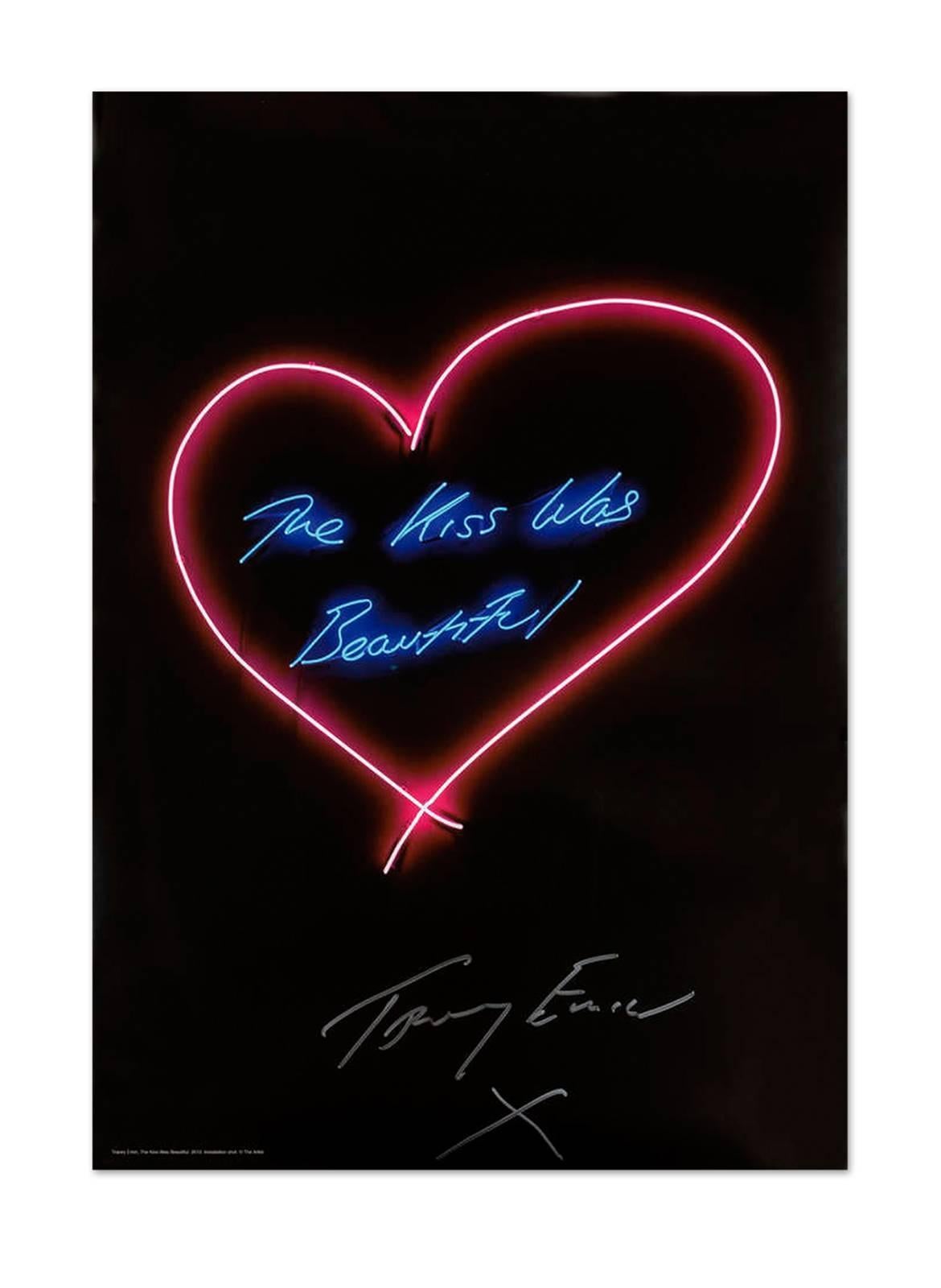 Tracey Emin Abstract Print - The Kiss Was Beautiful
