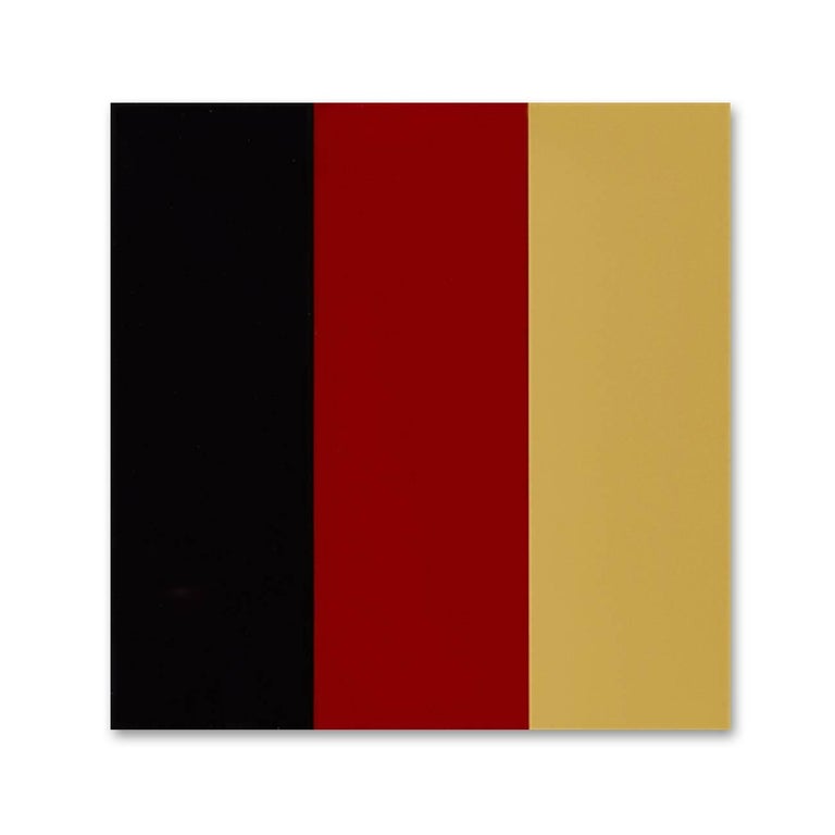 Gerhard Richter Abstract Print - Schwarz – Rot – Gold IV