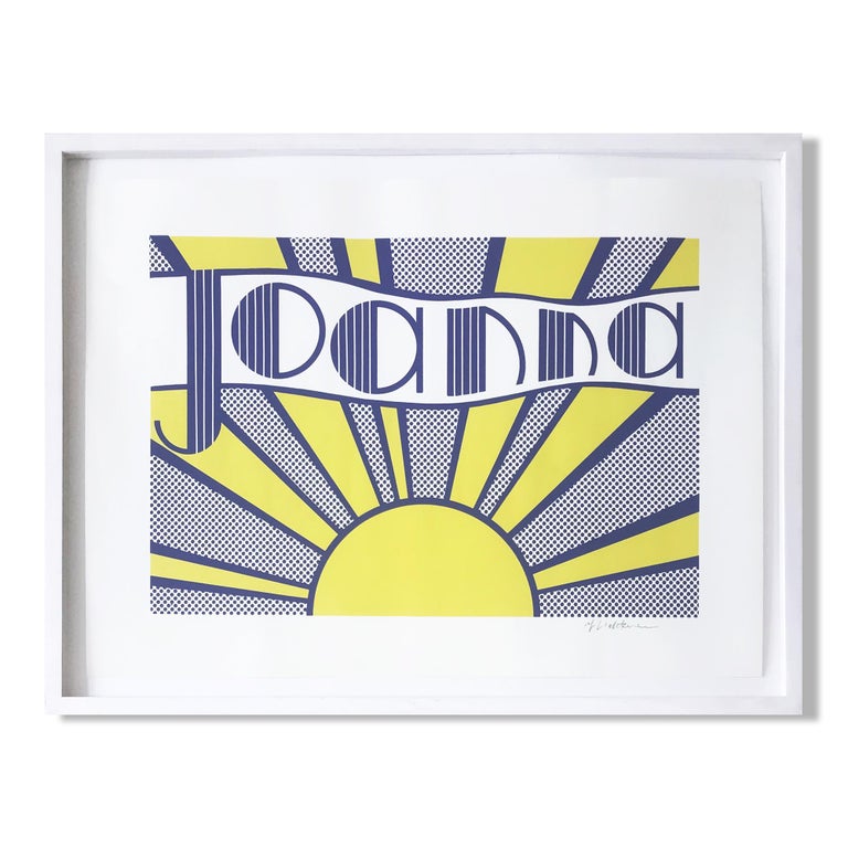 Roy Lichtenstein Abstract Print - Joanna
