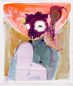 Contemporary Abstract Drawings and Watercolors