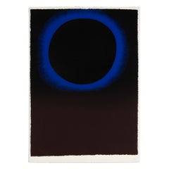 Rupprecht Geiger, Schwarzes Rund mit blauem Kranz