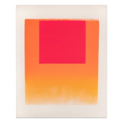 Rupprecht Geiger, Leuchtrot Orange - Leuchtrot Warm – Signed Print