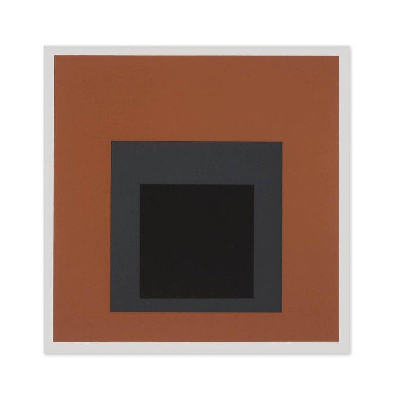 Josef Albers Abstract Print - Attic