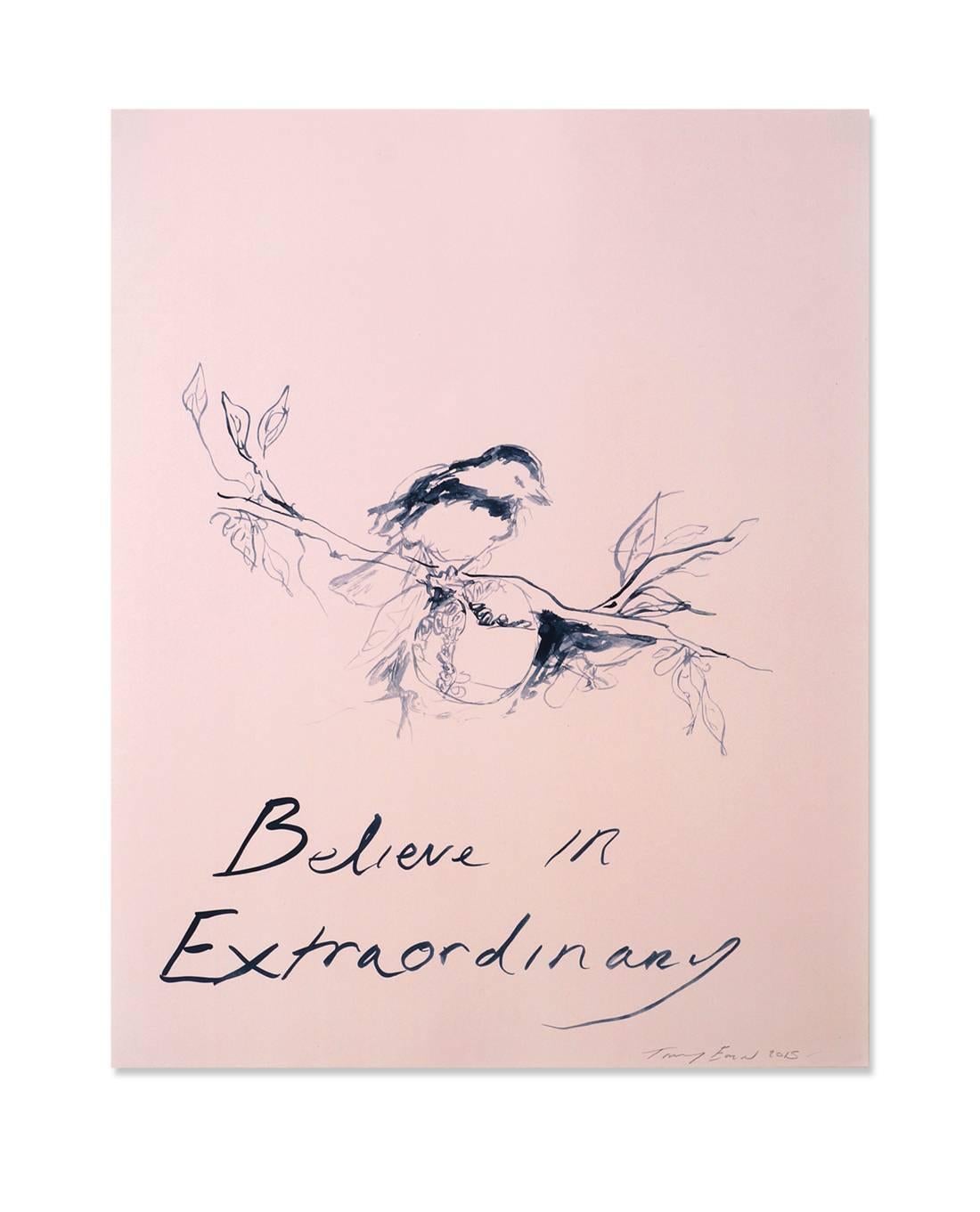 Tracey Emin Interior Print - Believe in Extraordinary
