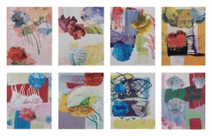 Untitled, Suite of 8 Screenprints, Contemporary Art, Abstract Collage