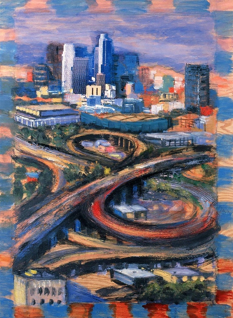 Sunday Interchange - Painting by Ilana Bloch