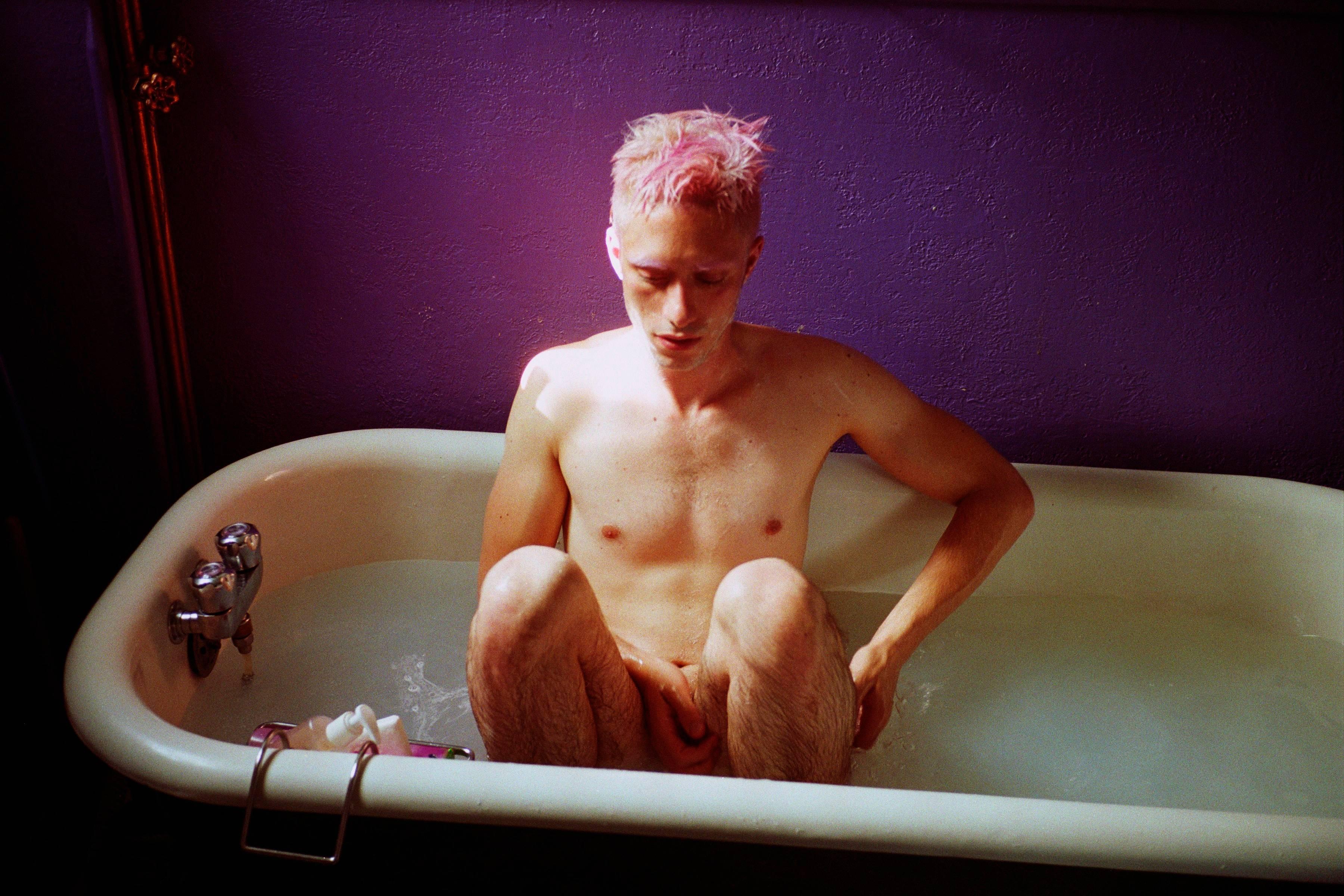 Tyler Udall Nude Photograph - Shade In Bathtub