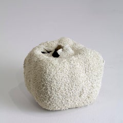 White 11, small white ceramic porcelain vase by Michal Fargo