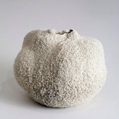 White 5, small porcelain vase by Michal Fargo