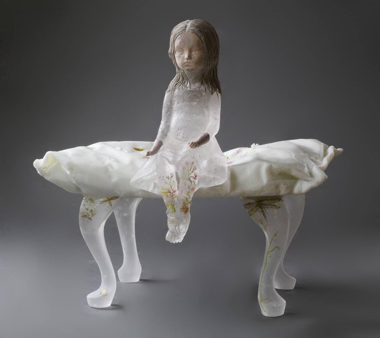 Cloud Pillow - Contemporary Sculpture by Christina Bothwell