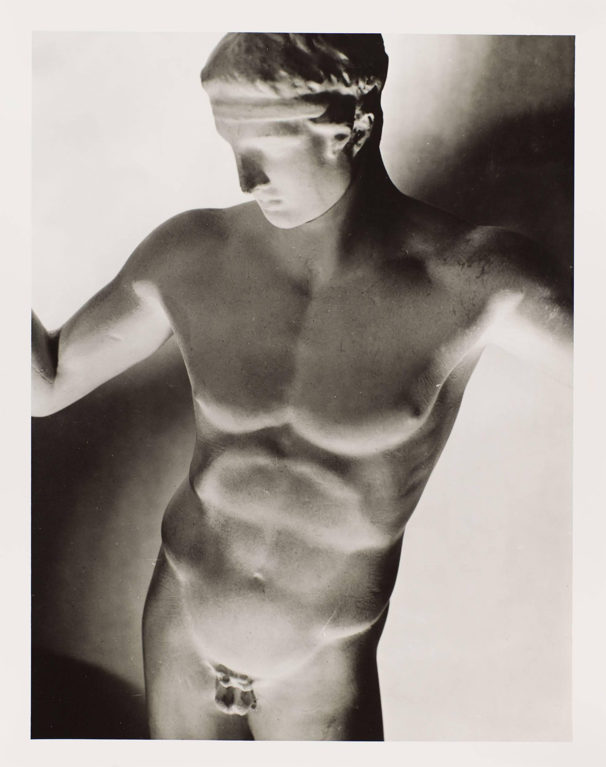 Horst P. Horst Black and White Photograph - Classic Greek Statue, Paris, 1932