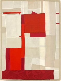 Debra Smith "Shifting Vision #4" -- Abstract Vintage Silk Collage