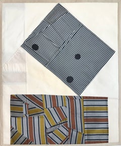 Debra Smith "Shifting Color Series no.32" -- Abstract Vintage Silk Collage